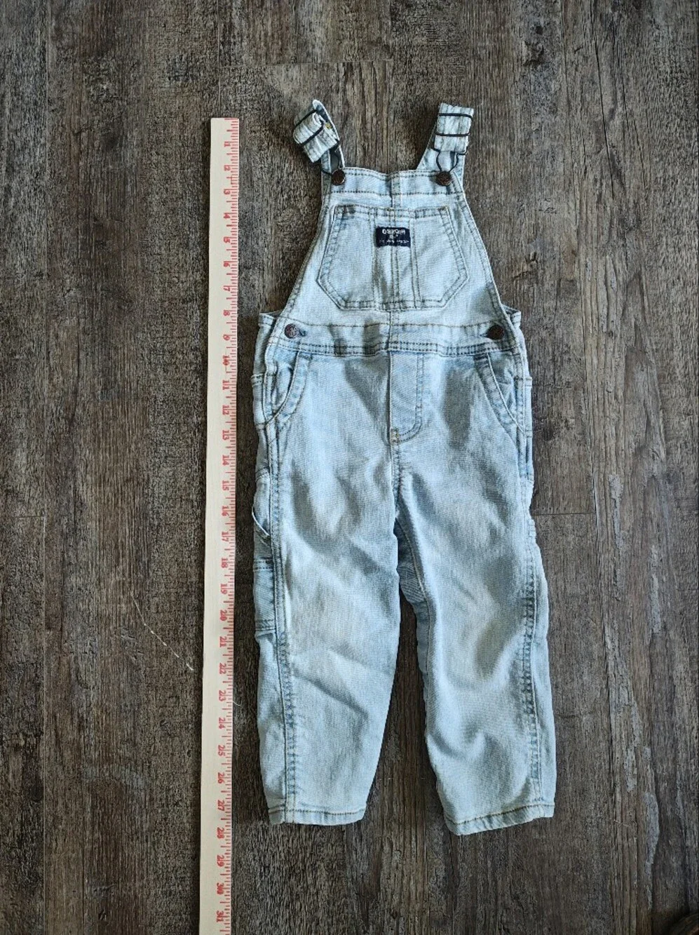 OshKosh B'gosh Light Blue Denim Overalls